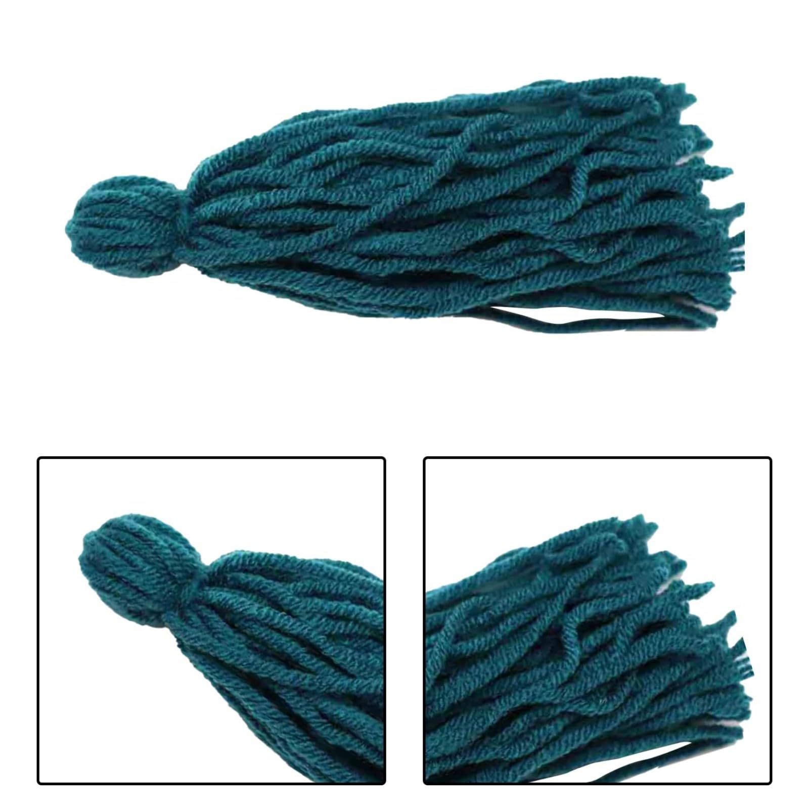 UEKPDM 5pcs Fish Tank Spawning Mop Decorations Breeding Hideout for Aquarium Fish, Green - Image 3