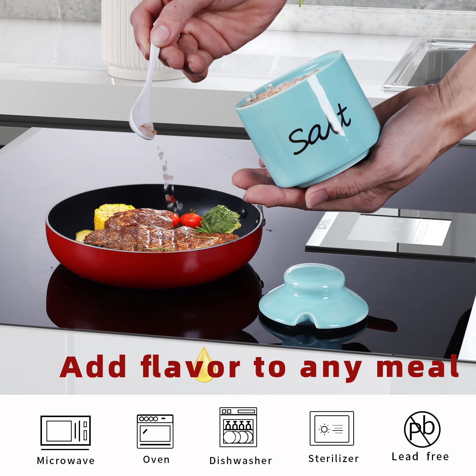 Sucrier Avec Couvercle Et Cuillère, Sucrier Et Cuillère à Sucre