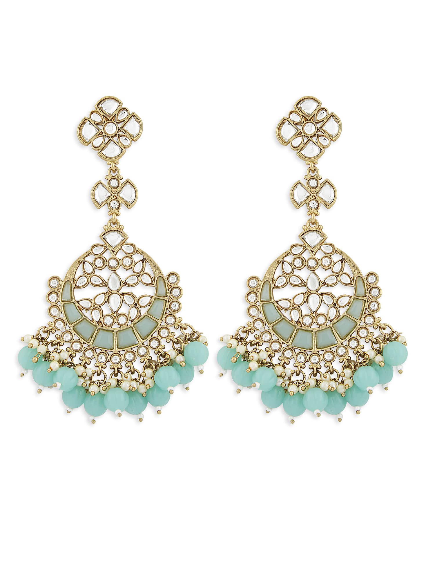 See full amazon price history chart for Zaveri Pearls Green Stones & Cluster Beads Drop Kundan Antique Dangle Earring For Women-ZPFK13588 Zaveri Pearls Green Stones & Cluster Beads Drop Kundan Antique Dangle Earring For Women-ZPFK13588 (B09Z6TLRW3) Amazon Price History, Amazon Price Tracker