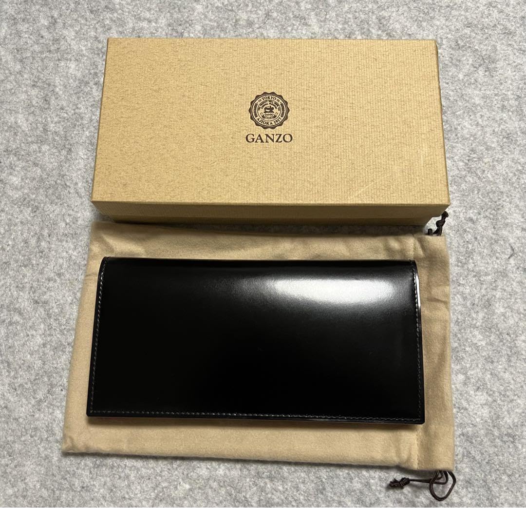 Amazon.co.jp: ガンゾ CORDOVAN コードバン ファスナー小銭入れ付き長  