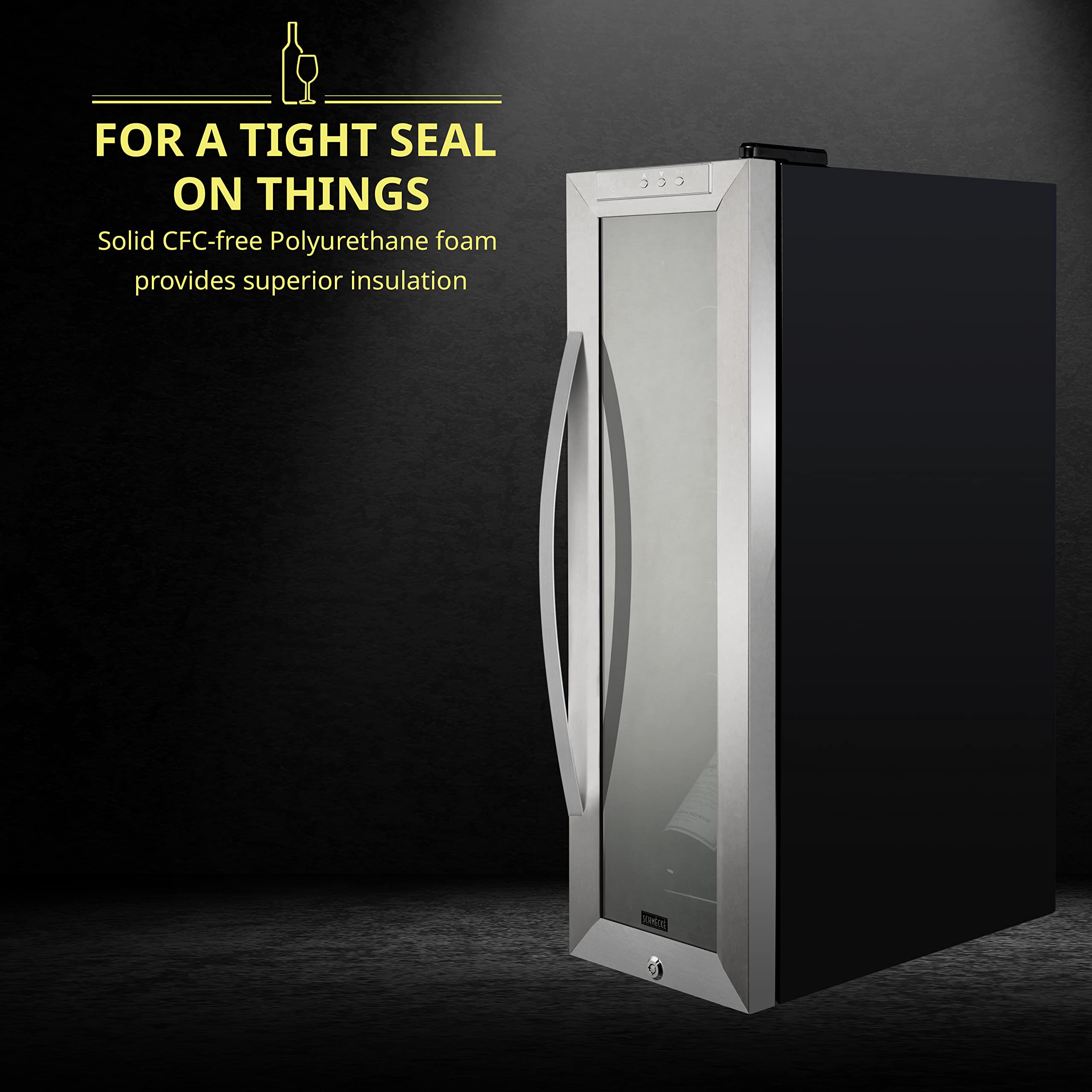 注目のブランド lakibox28Schmecke 12 Bottle Compressor Wine Cooler Refrigerator