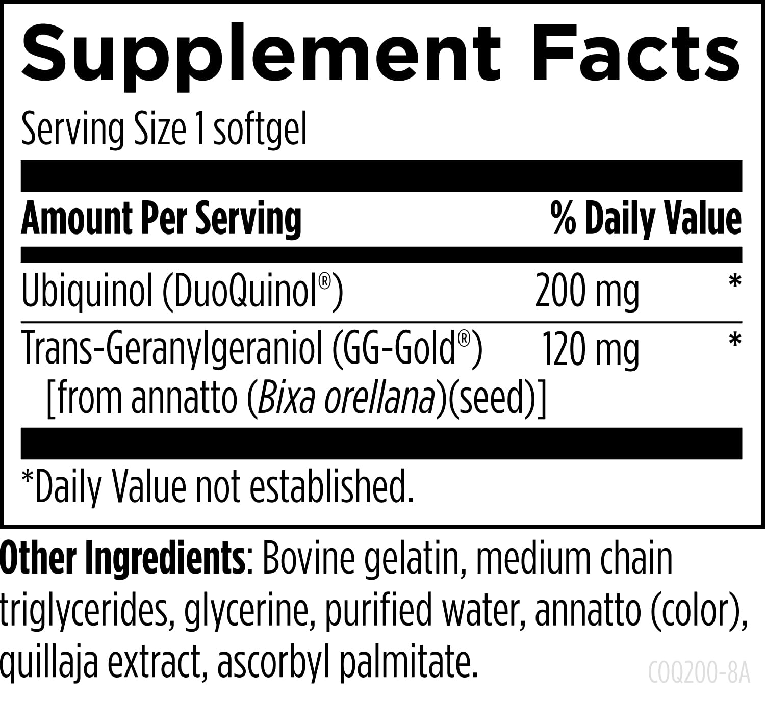 Designs for Health CoQnol 200 mg, CoQ10 Ubiquinol, 60 Softgels/Servings — Amazon image 5