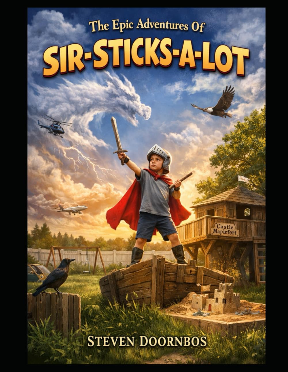 The Epic Adventures Of Sir-Sticks-A-Lot A Back Yard Dragon Adventure Fantasy Story For Ages 6-10: It's not just a backyard. It's a kingdom!
