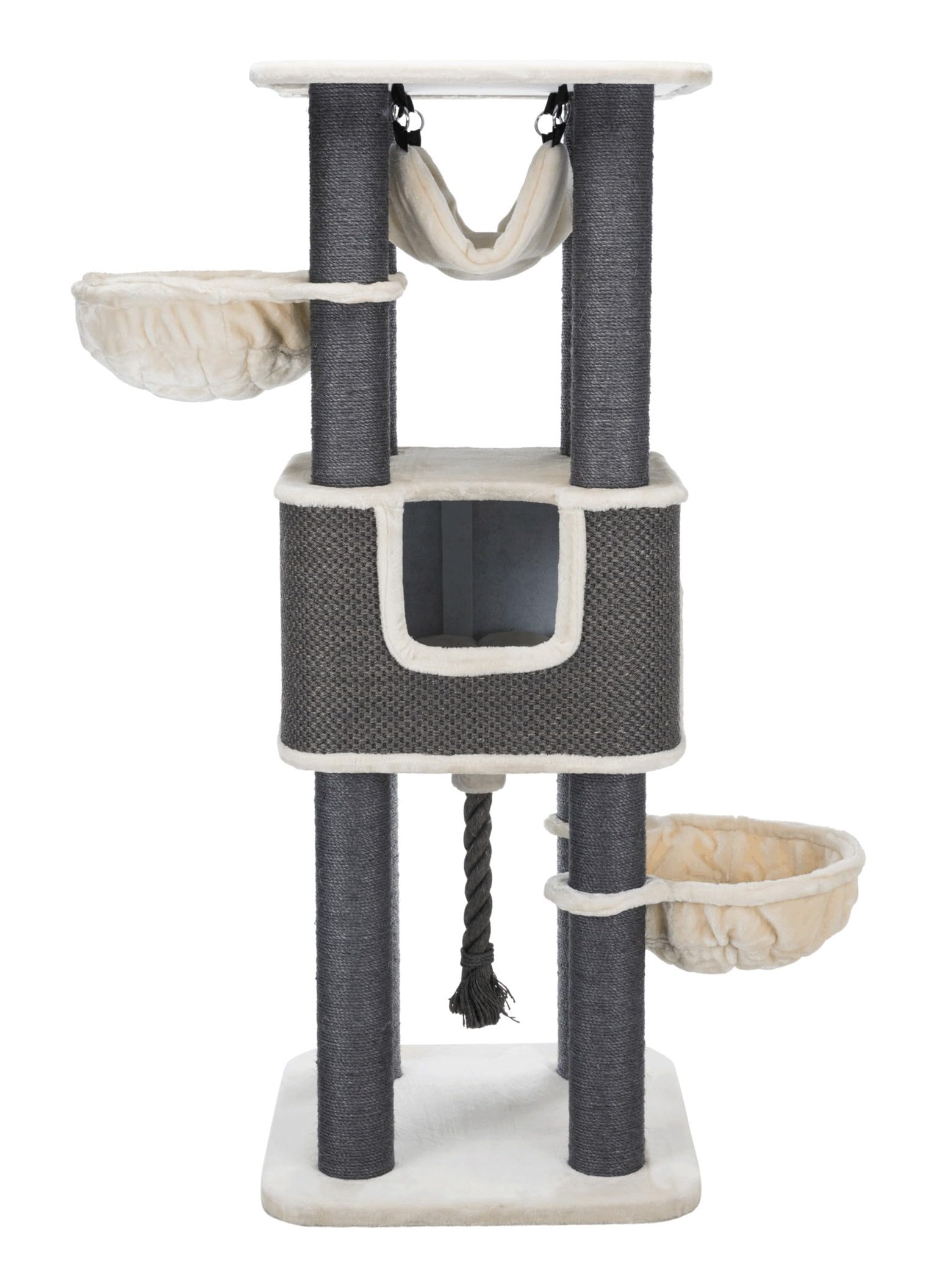 Amadeus - Paletto tiragraffi XXL, 174 cm, bianco/grigio