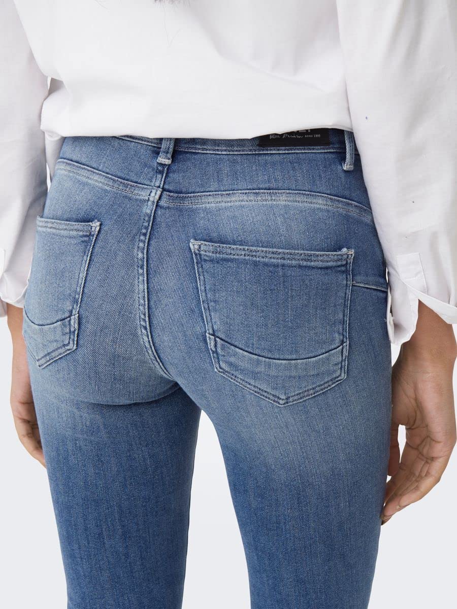 ONLY - Onlpower Life Mid Push, Jeans Donna