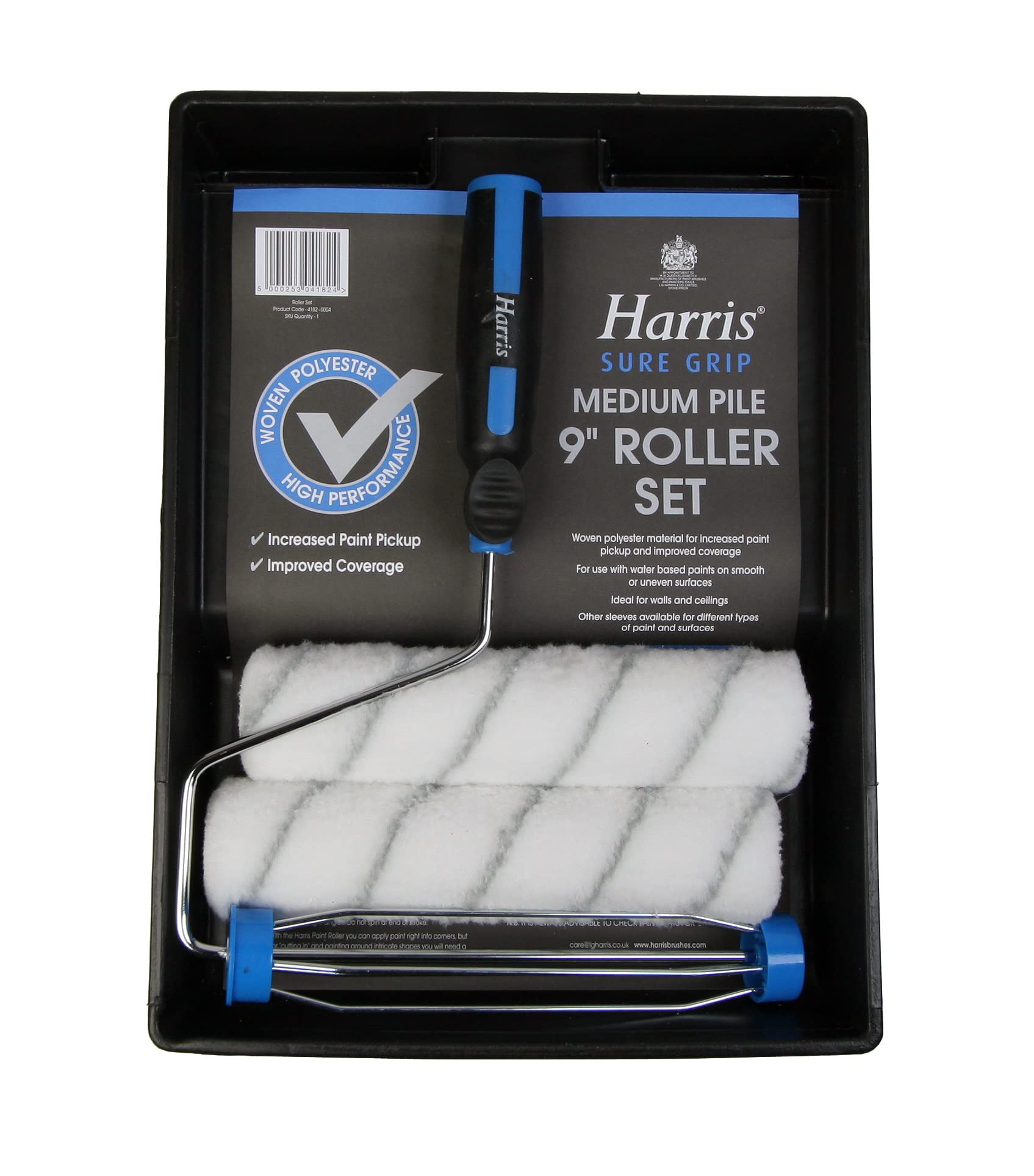 Harris Sure Grip Medium Pile Roller Set 9"