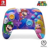 PowerA Controller Senza Fili Avanzato per Nintendo Switch - Eroi Con Spruzzi di Colore