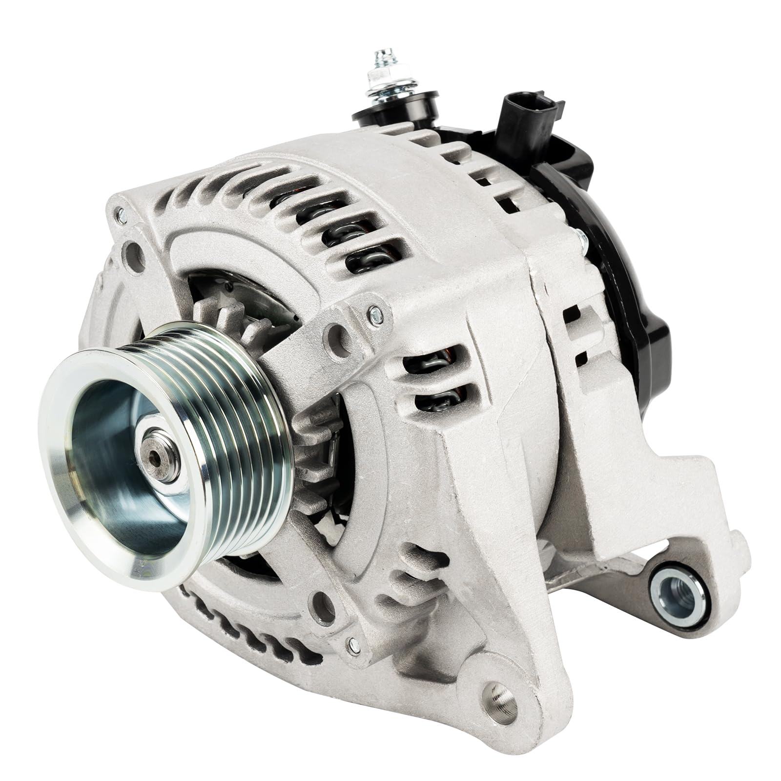 KAX 160AMP Alternator 11298N Compatible With Dodge Ram 1500/2500/3500 2007-2008, for Chrysler Aspen 2007-2008, for Dodge Durango 2007-2008,CW,160 Amp,S7 Groove Pulley,ER/IF,Replace11298