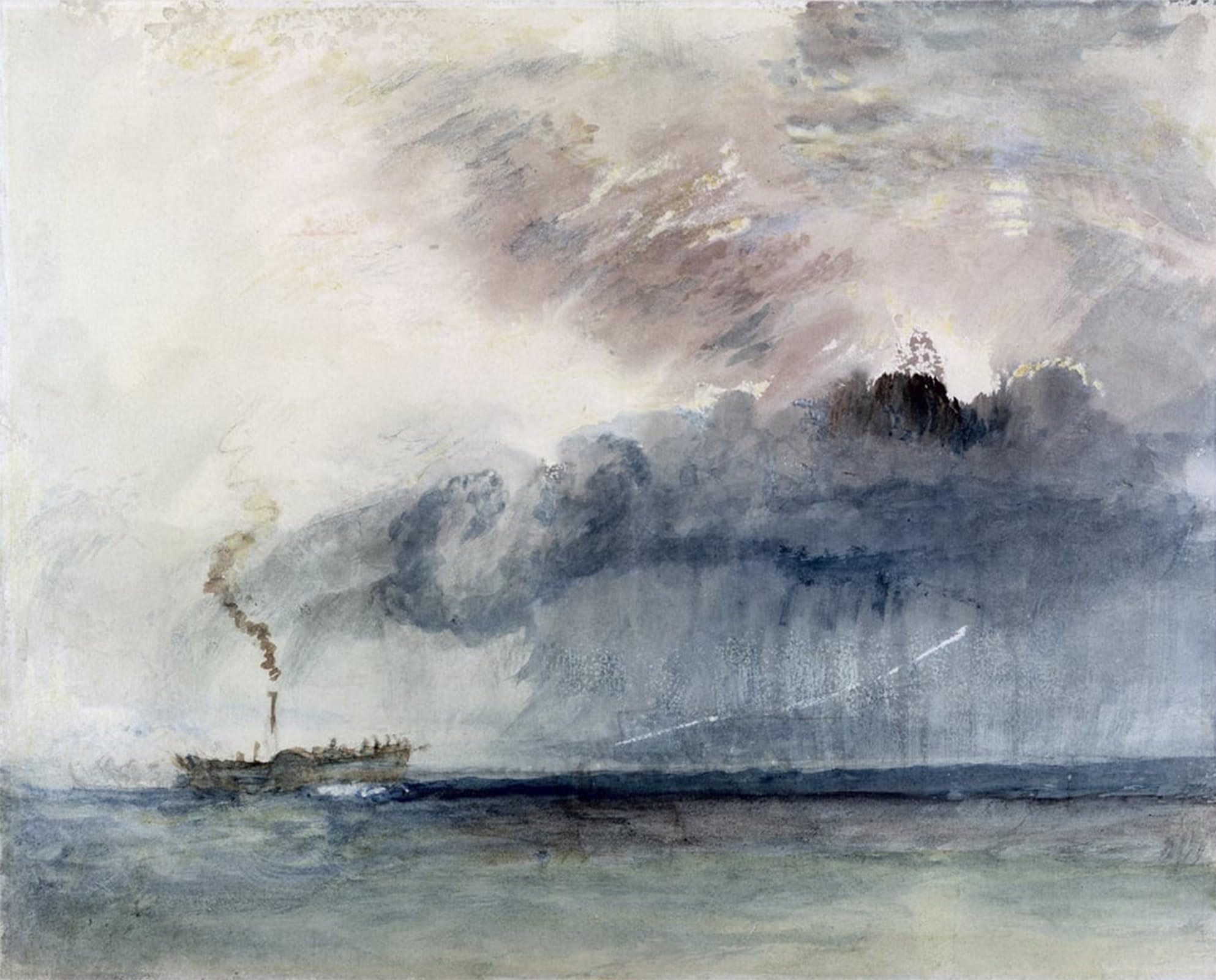 POSTERIIk Famous Print Pop Art Wall Art Graffiti Steamboat in a Storm by Mallord William Turner Art Prints for Home Decor 60x90cm