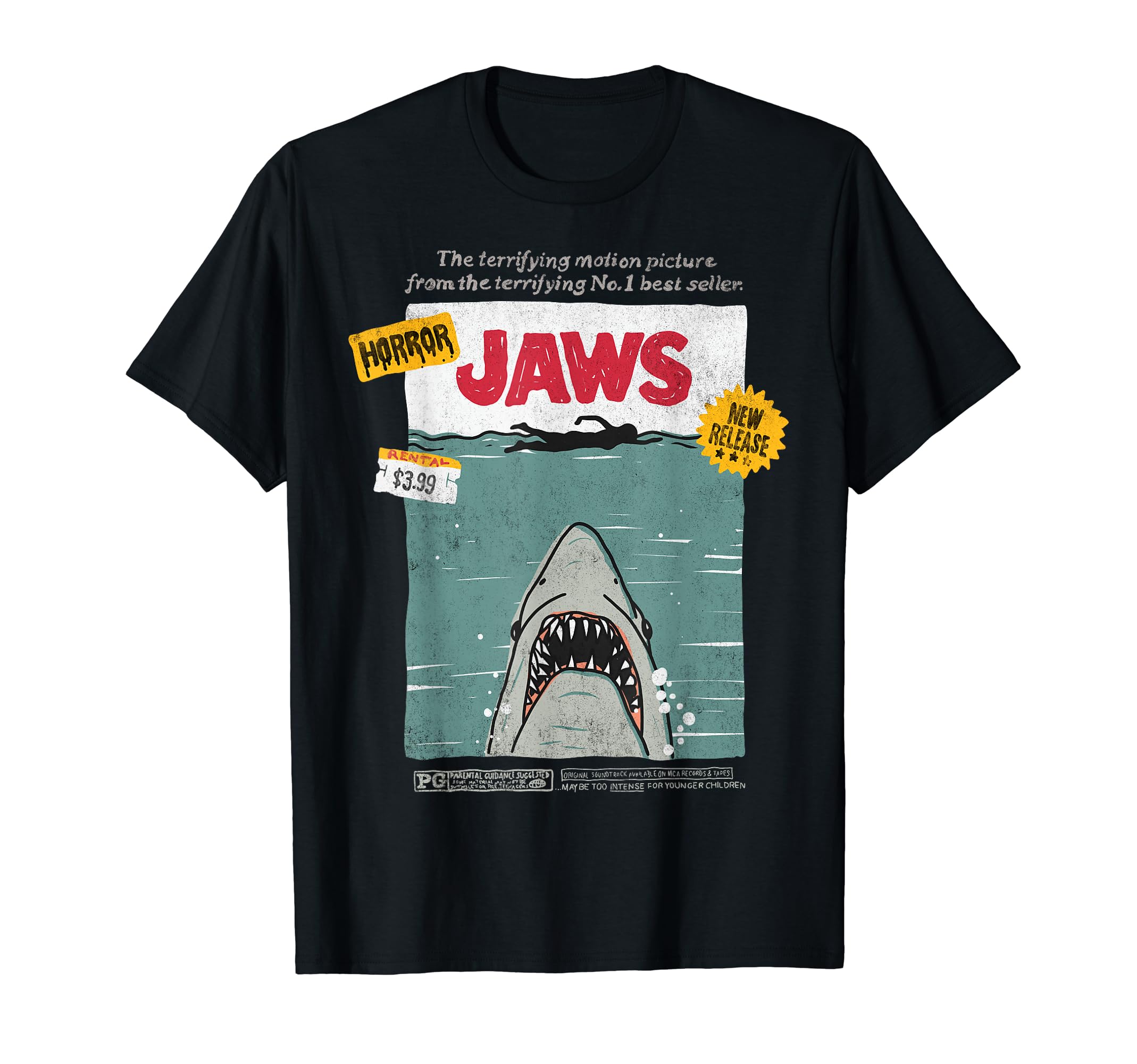 JAWSRetro VHS Cover T-Shirt