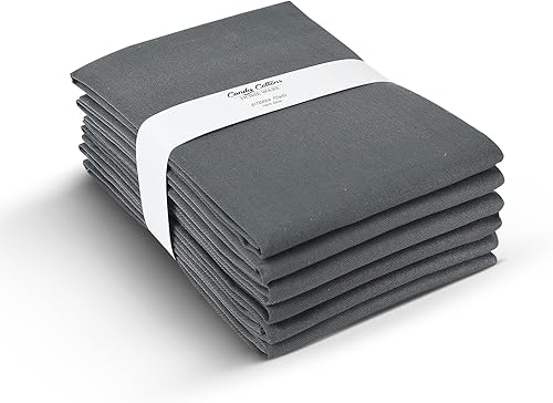 Miniatura 3 de Toallas de cocina blancas clásicas de algodón para secar pintura en aerosol, sublimación, bordado, costura de 18 x 28 pulgadas, sin arrugas,