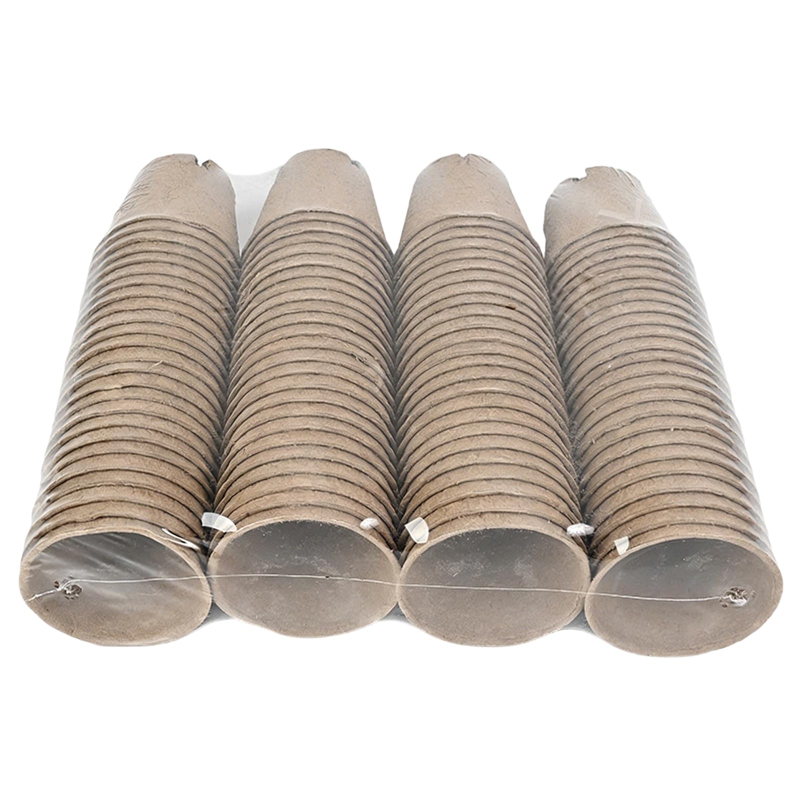 Lot de 100 bacs ronds pour plantes, gestion de l'eau