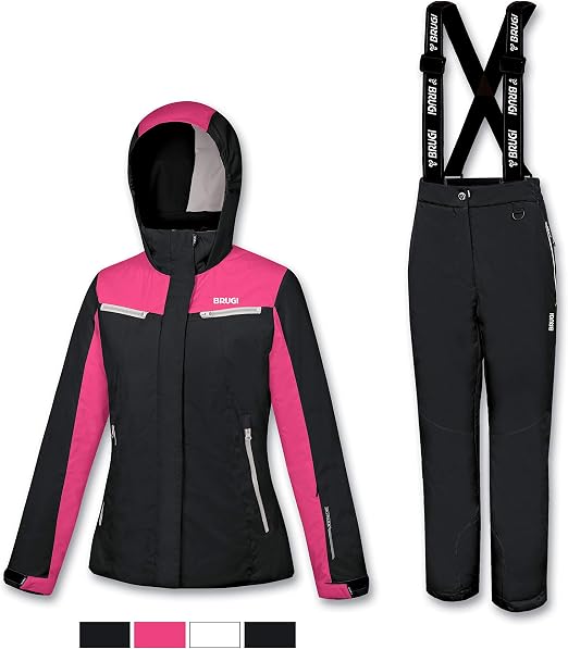 BRUGI Tuta Completo Sci Ragazza/Donna J249 TRK 3.000mm Waterproof Regular  Fit - Completo Neve Ragazza (34-9/10anni - 134/140cm) : Amazon.it:  Abbigliamento