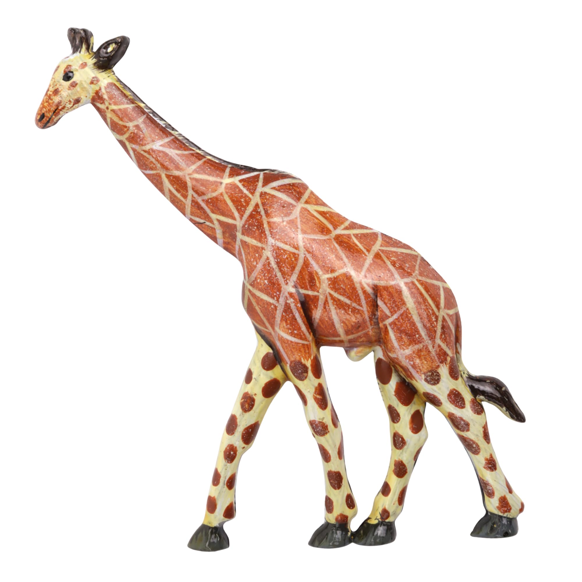 Aimant girafe 3D pour réfrigérateur - Décoration réaliste et souvenir de zoo - 9,6x7,6 cm