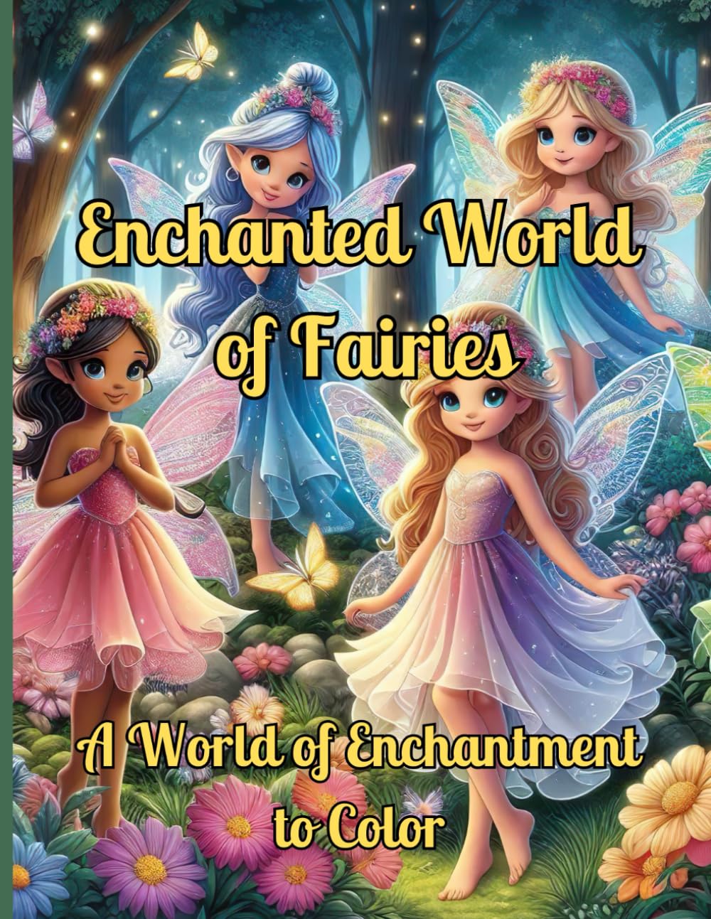 Enchanted World of Fairies: A World of Enchantment to Color