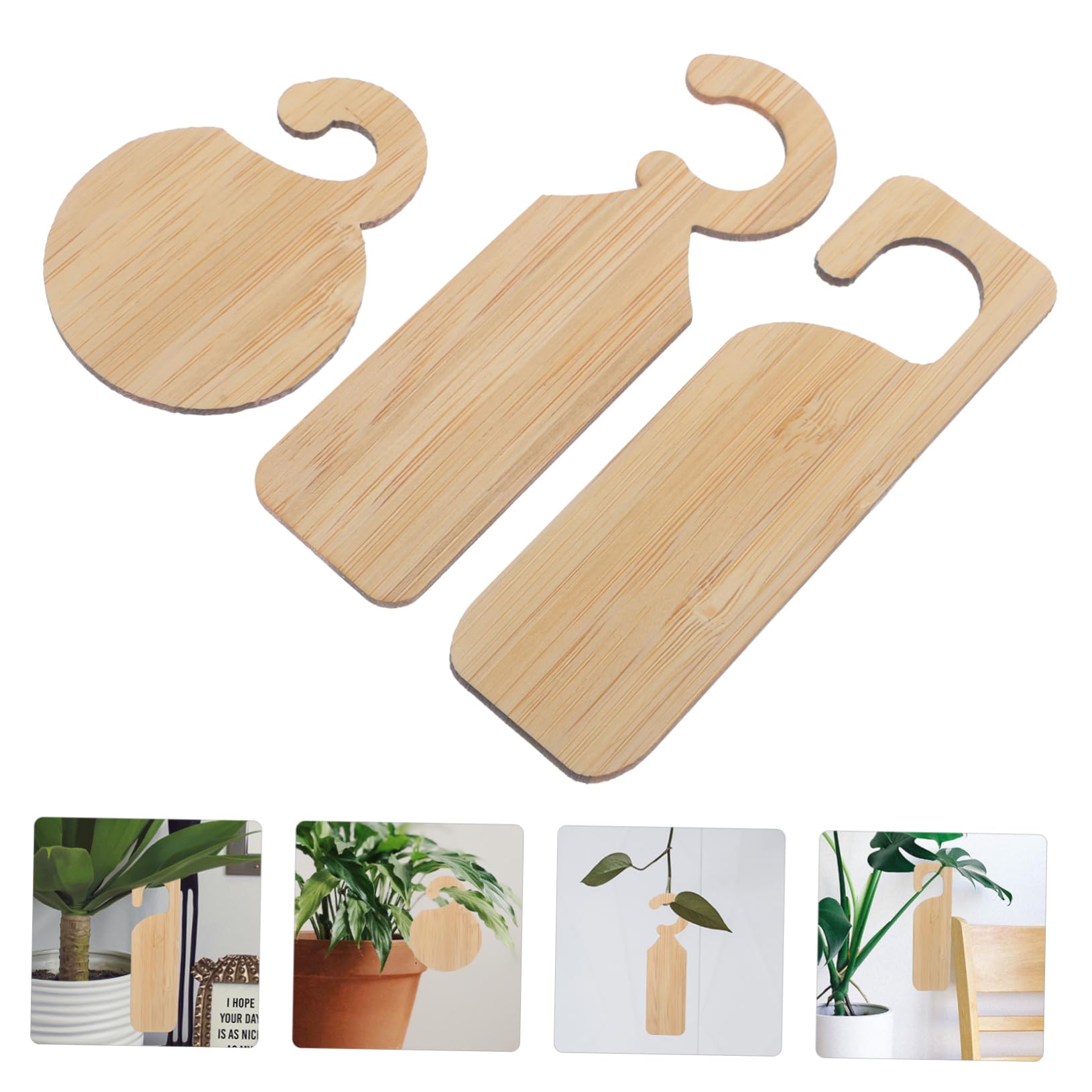 Gadpiparty 4 Ensembles Étiquettes De Jardinage Étiquettes De Marqueurs De Plantes Marqueurs D'identification Des Arbres Ornements D'étiquette De Pelouse Pendaison Usine Bambou 30 Pièces * 4