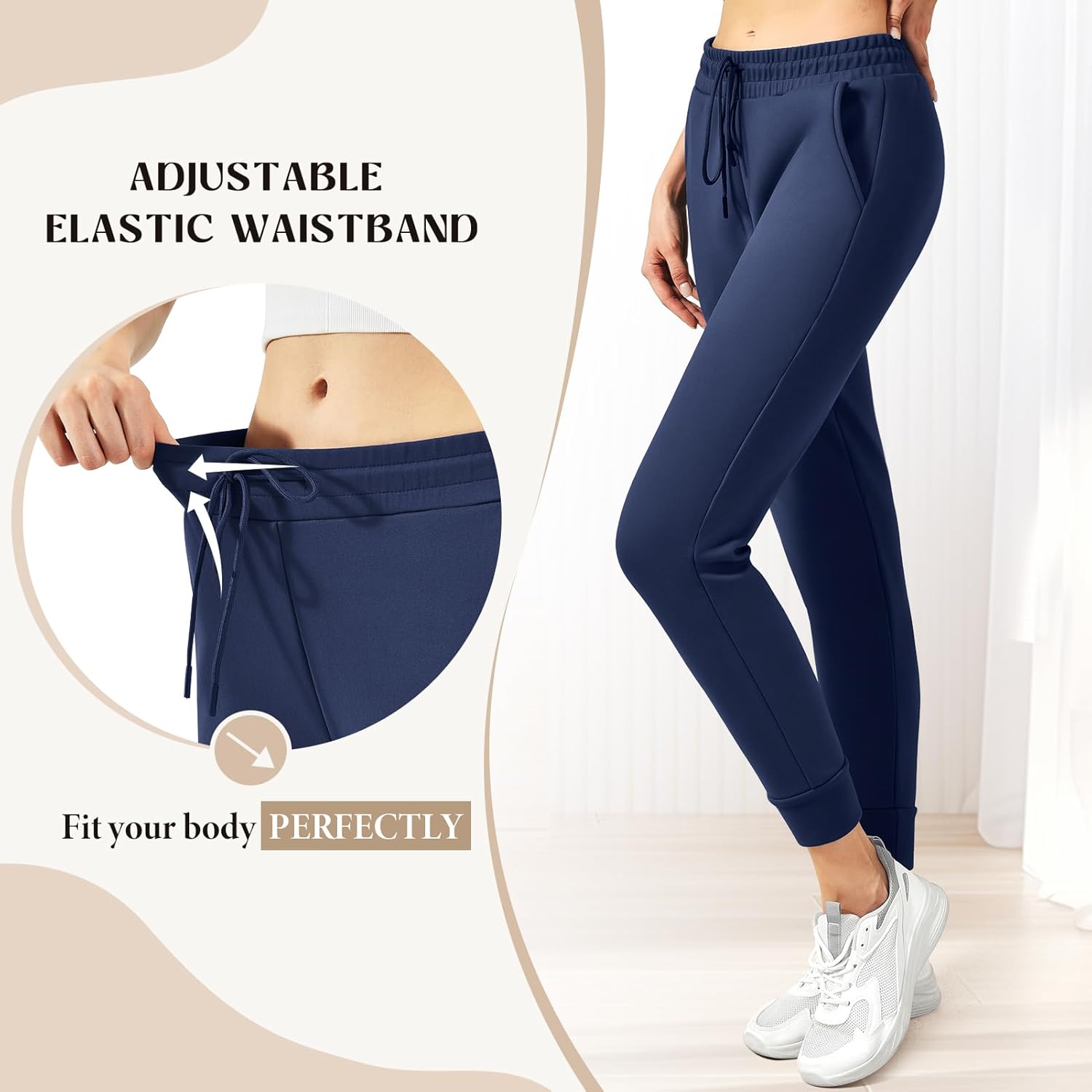 Womens Sweatpants with Pockets - Joggers for Women Sport Pants Trousers for Women - Image 3