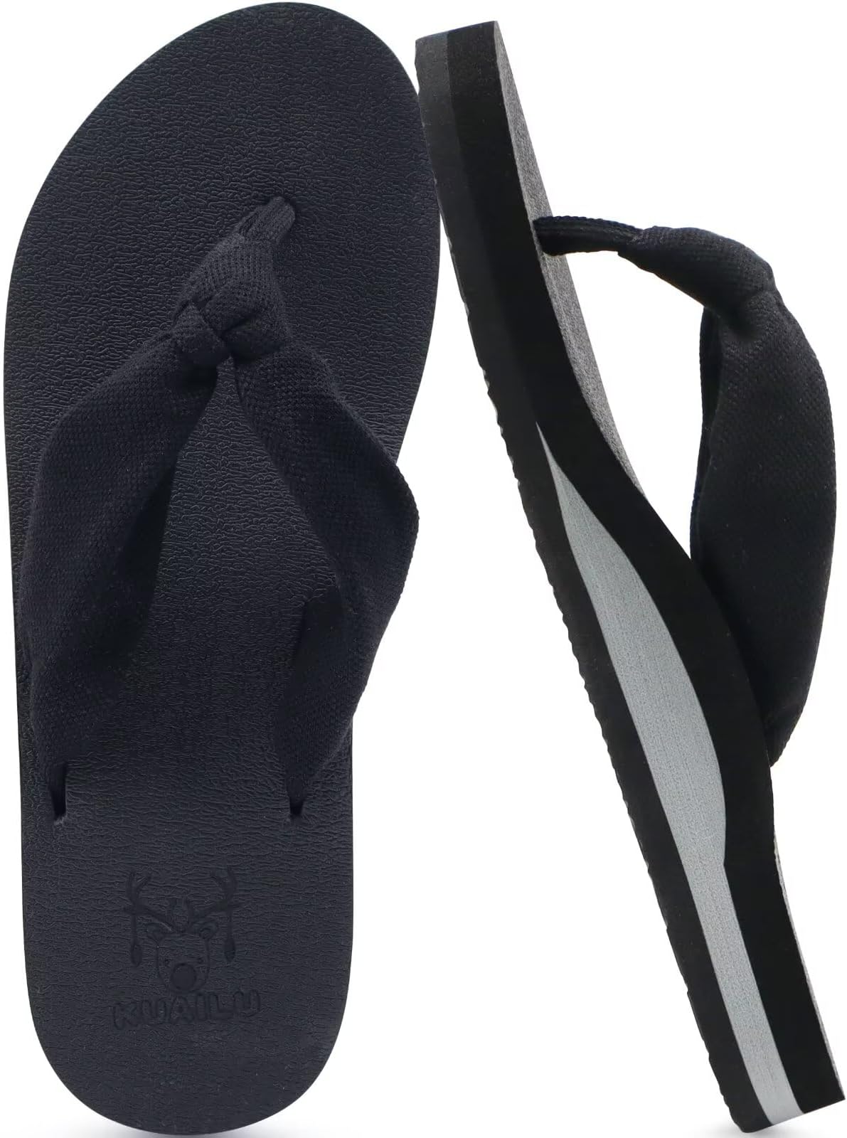 Flip Flops Women Arch Support Yoga Mat Comfortable Summer Beach Walking Thong Cushion Sandals Slip on Orthotic Slides Indoor Outdoor