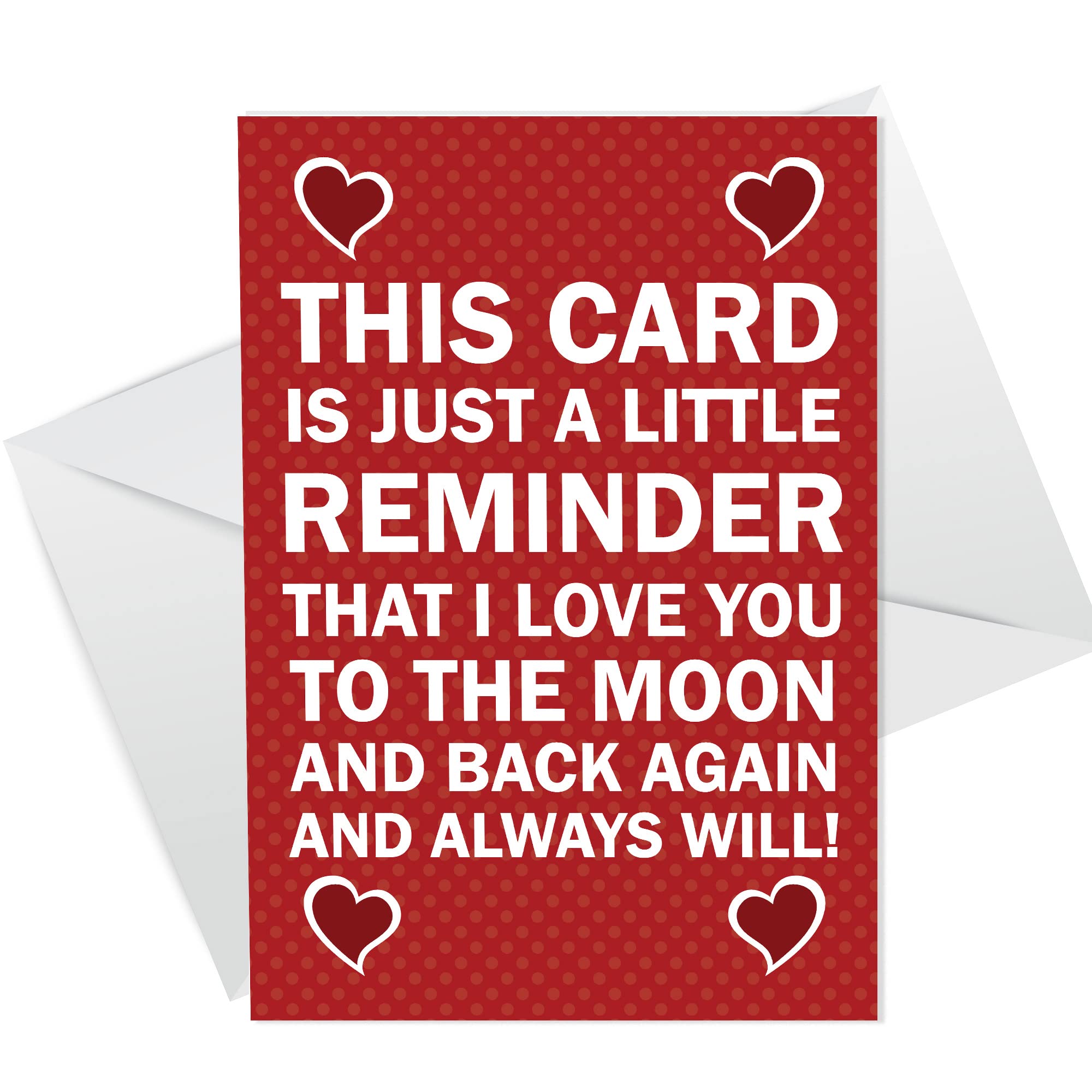 Valentines Anniversary Card For Boyfriend Girlfriend Thank You Wife Husband