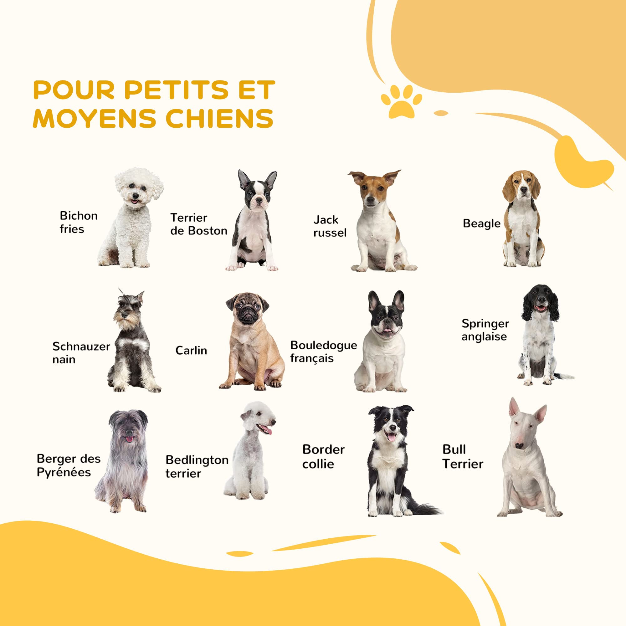 PawHut Barrière de sécurité pour Chien Extensible, Largeur 76-103 cm, sans perçage avec Fermeture Automatique et Double Verrouillage, Hauteur 77 cm pour escaliers, couloirs, Blanc