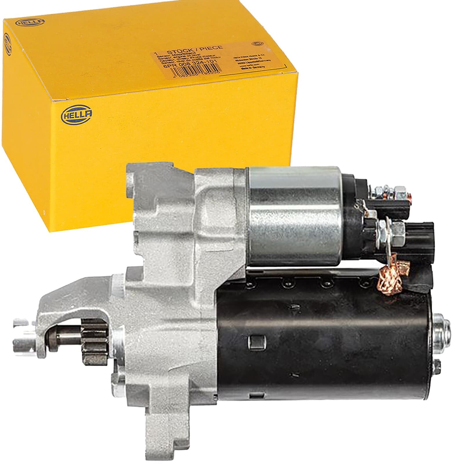 HELLA 8EA 011 612-671 Starter - 12V - 1.4kW - for e.g. AUDI A6 C7 Avant (4G5, 4GD) 3.0 TFSI