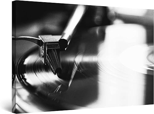 Miniatura 14 de Startonight Lienzo decorativo para pared, pintura musical de orquesta de jazz naranja, impresión grande para sala de estar, 32 x 48 pulgadas Top de