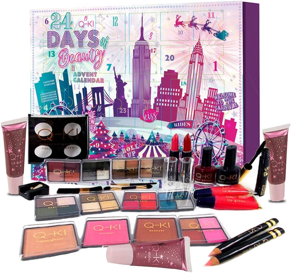 Makeup Calendar 2025 - Beauty Advent Calendar 2025 Women Make Up Advent Set Teenagers Girls Adult Beauty Products Christmas Advent Present
