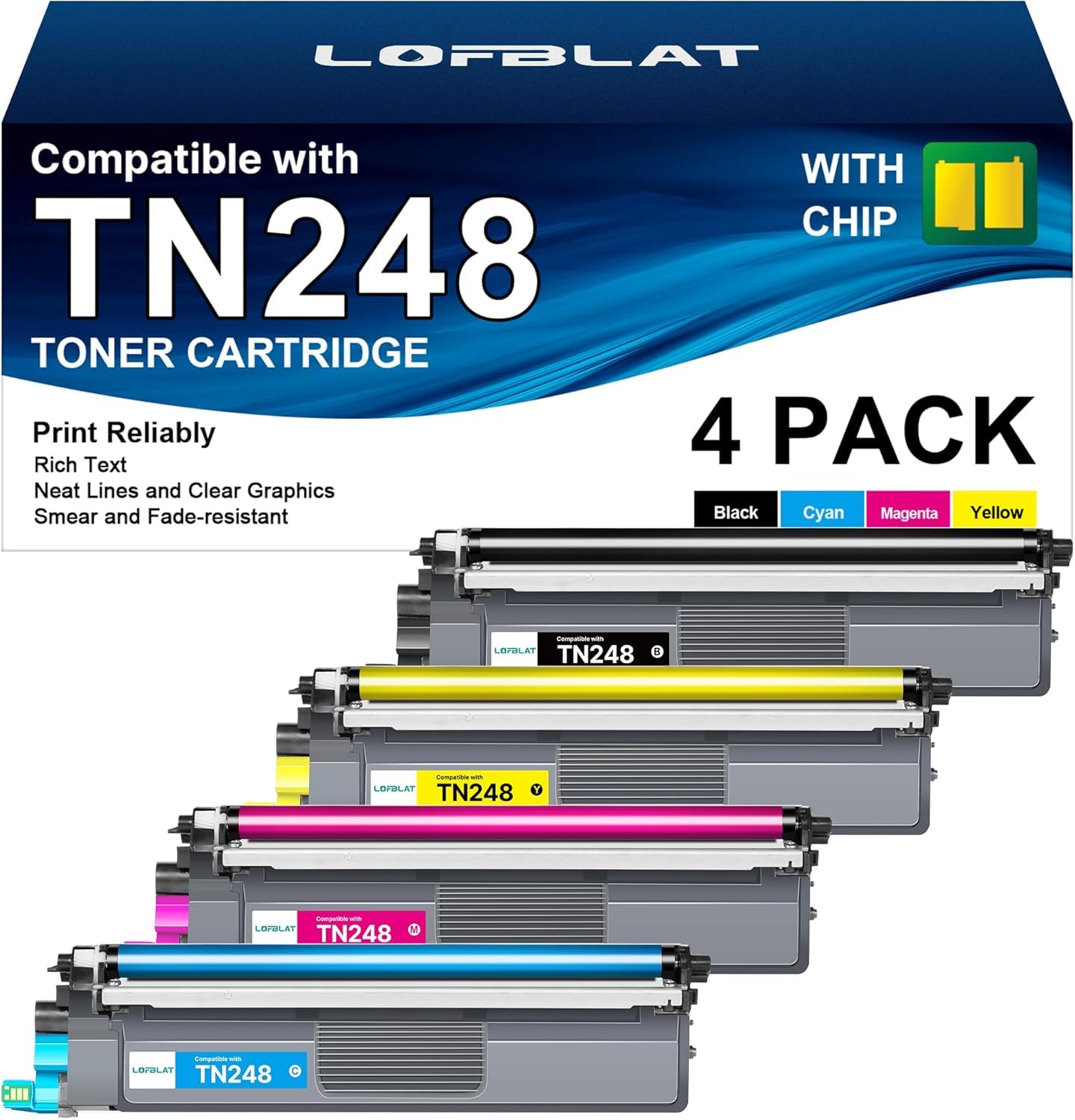 LOFBLAT 303 303XL Multipack Druckerpatronen Kompatibel für HP 303 Druckerpatronen Multipack für HP Envy Inspire 7900 Patronen für HP Envy 7200 7830 6230 6232 6220 6234 7130 7134 (2er-Pack)