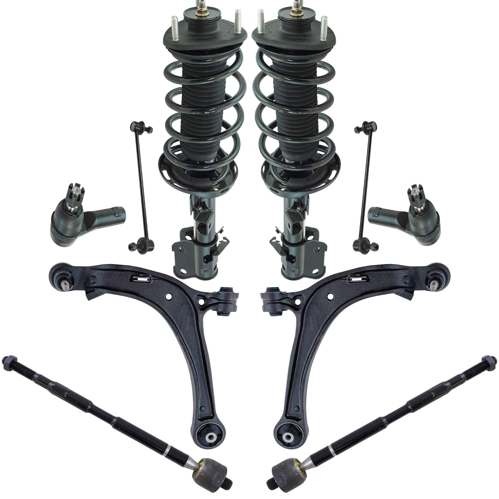 TRQ  Steering Suspension Kit Strut Assemblies Control Arms Tie Rod Ends