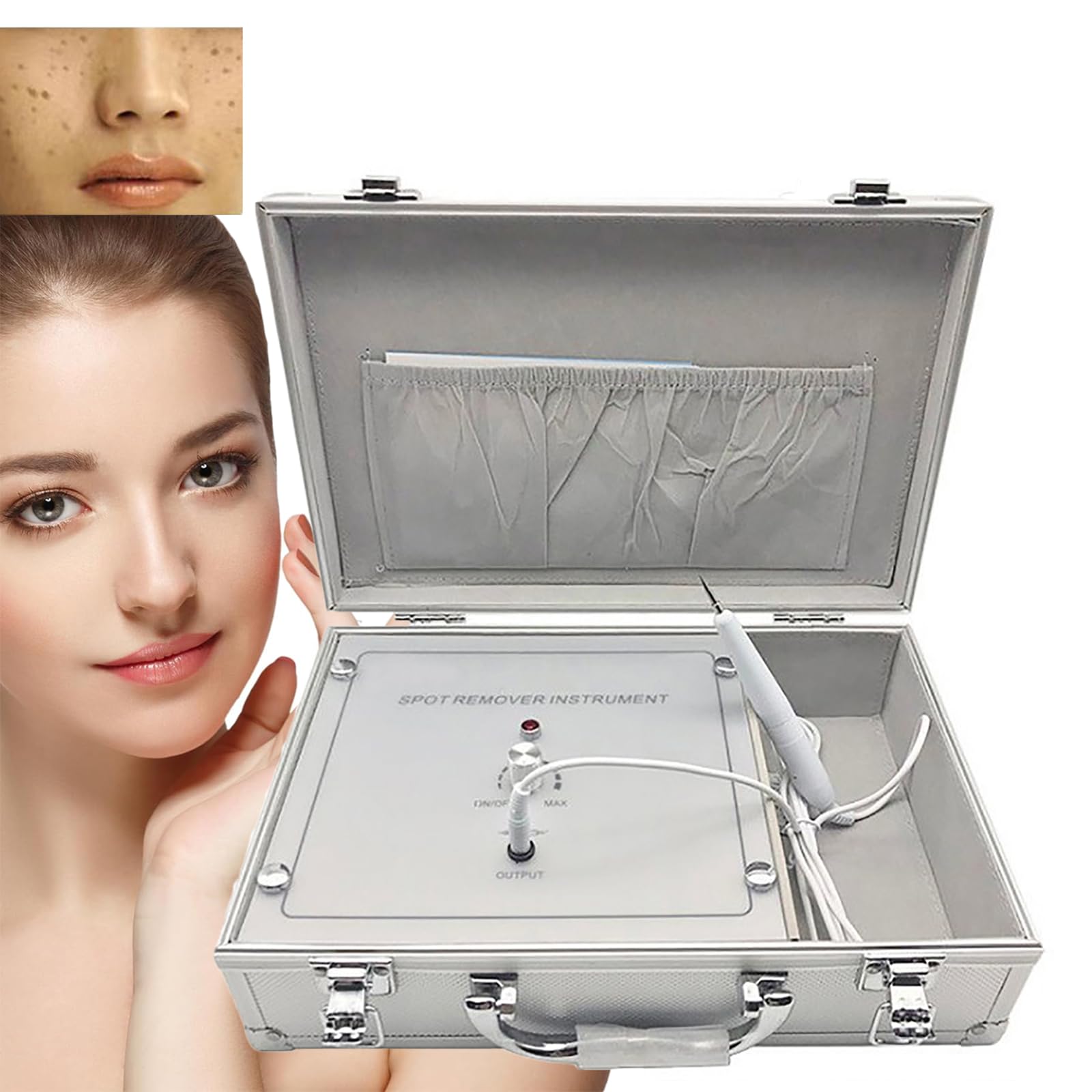 Elektronische Tattoo Mole Removal Pen, Skin Tag Remover Pen, Warze Removal Machine, 10 Stufen Intensität Einstellbar Und Keine Narbe Links, Für Gesicht Körper Warze, Sommersprosse, Nevus Spot