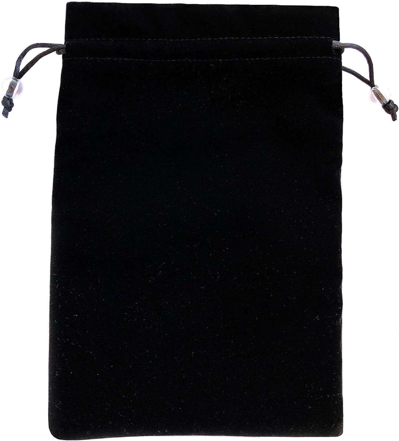 AirX Efendiz Drawstring Pouch, Black Velvet Bag 6.1X9