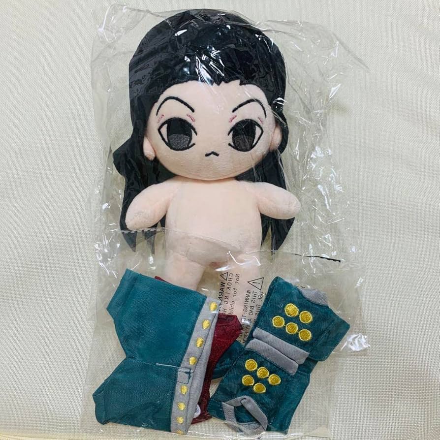 【激レア】着せ替えぬいぐるみ　ハンターハンター　イルミ Amazon | イルミ ぬいぐるみ 着せ替え hunter×hunter 海外製品