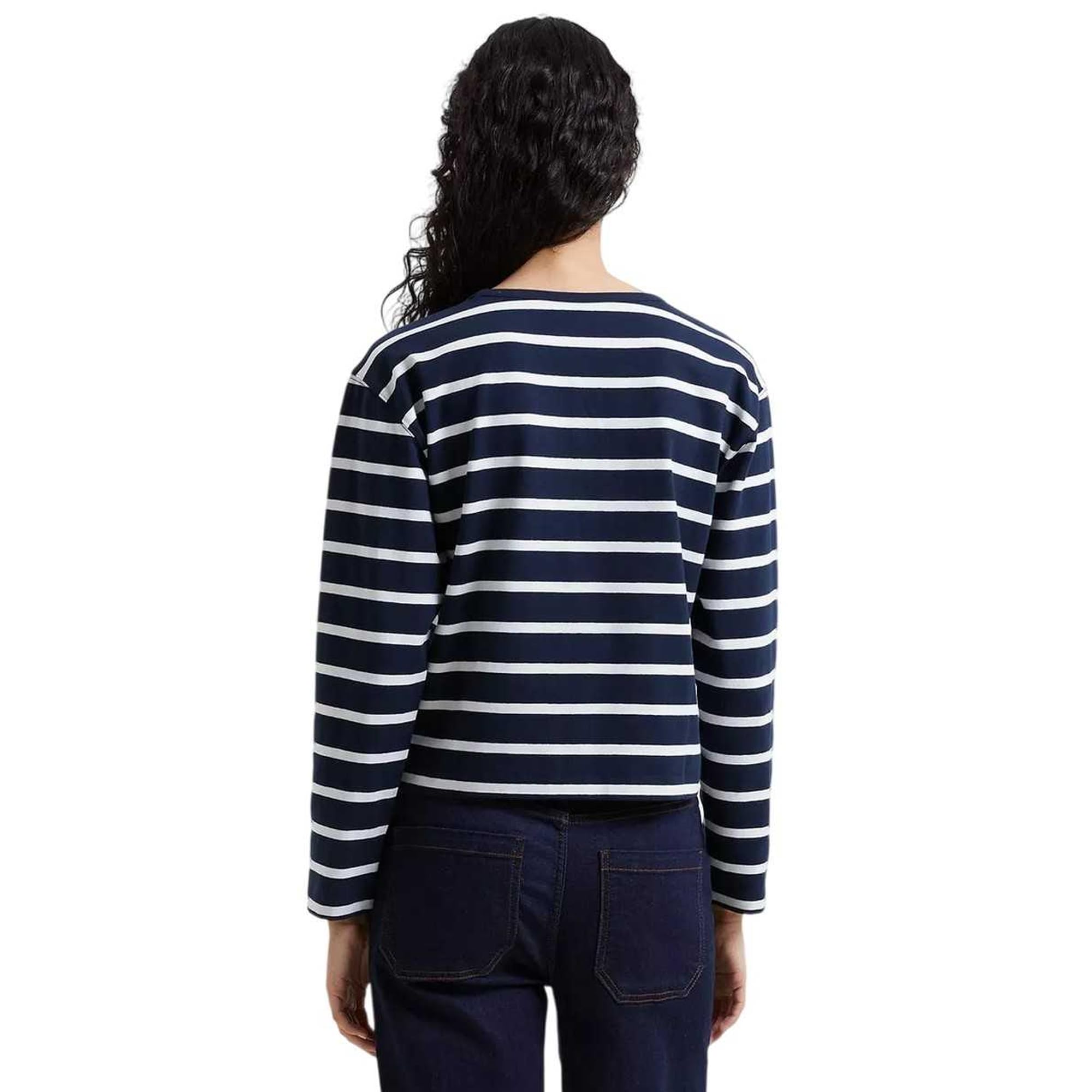 Rallie Stripe Slash Neck Top