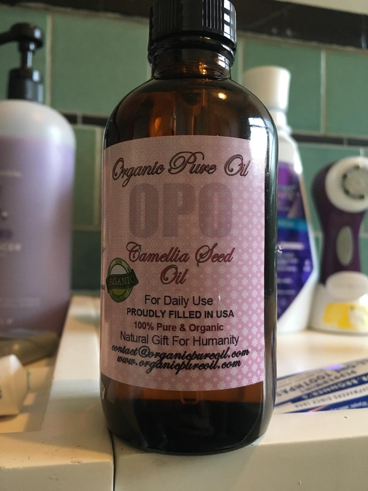 OPO Japanese Camellia Seed Oil - 32 oz Cold Pressed, Unrefined, Extra Virgin, Perfect for Body, Skin, Hair, Face, Nails