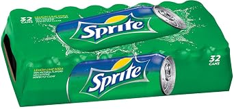 Sprite Lemon-Lime Soda Cans, 12 Ounce 32 Pack