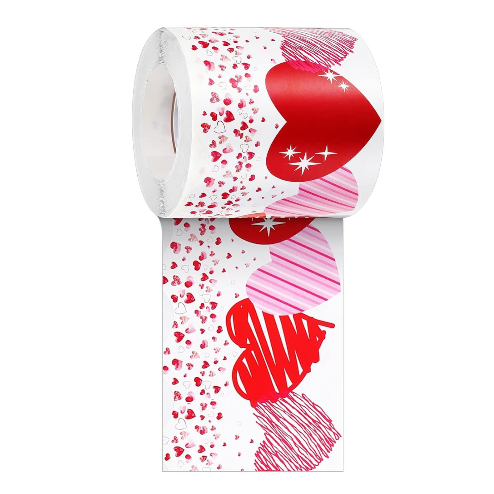Yhplxyuus Themed Border Trim Heart Borders Trim Wall Sticker 59ft Long 75mm Wide for Bedroom Home Party Decoration Valentine Sticker