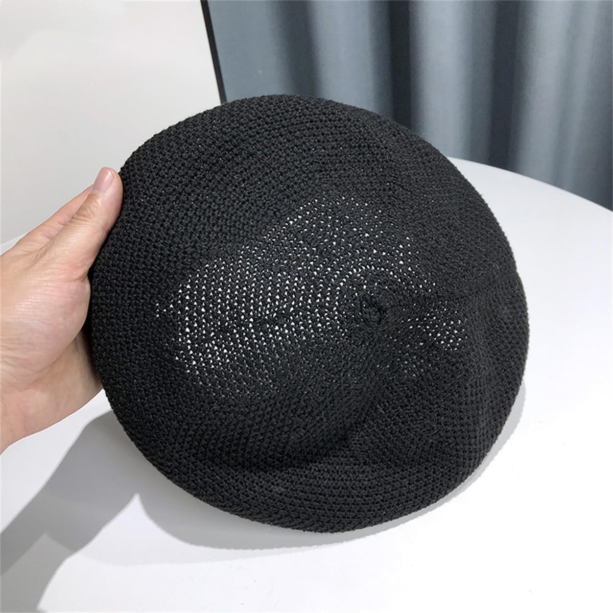 Béret d'été pour femme - Fin et respirant - Léger - Pour femme - Béret artiste - Chapeau de peintre - Bonnet décontracté