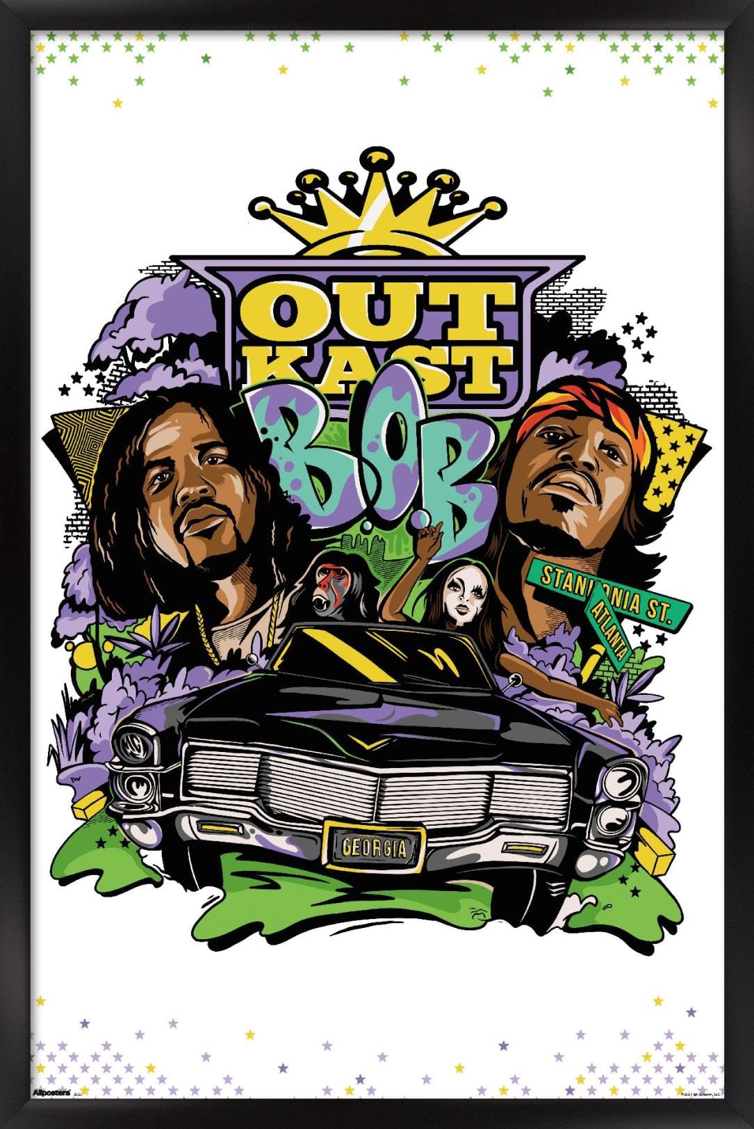 Amazon.com: Trends International Outkast - Illustrated Wall Poster