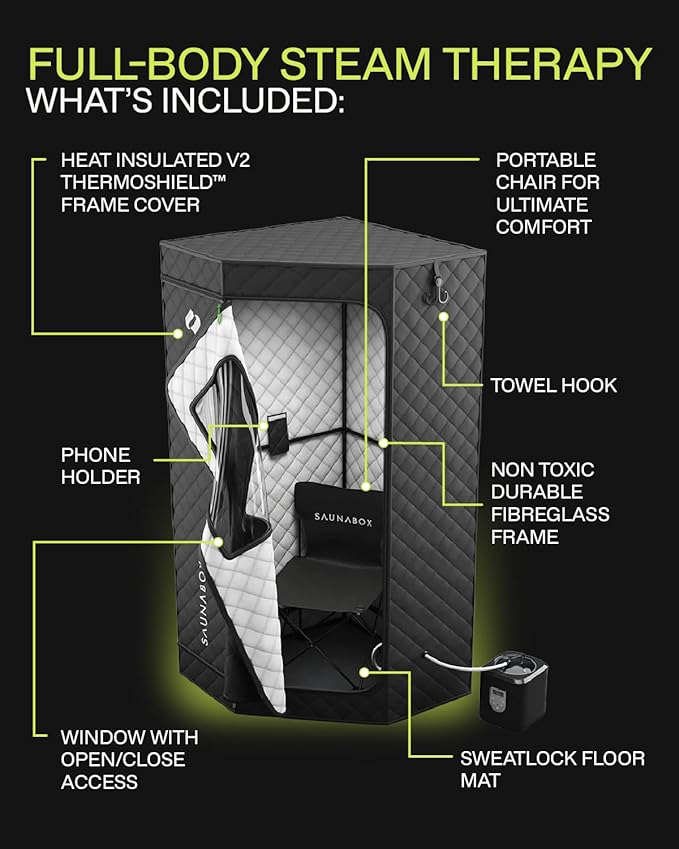 SaunaBox SmartSteam Kit Pro Sauna de Vapor Portátil miniatura 4