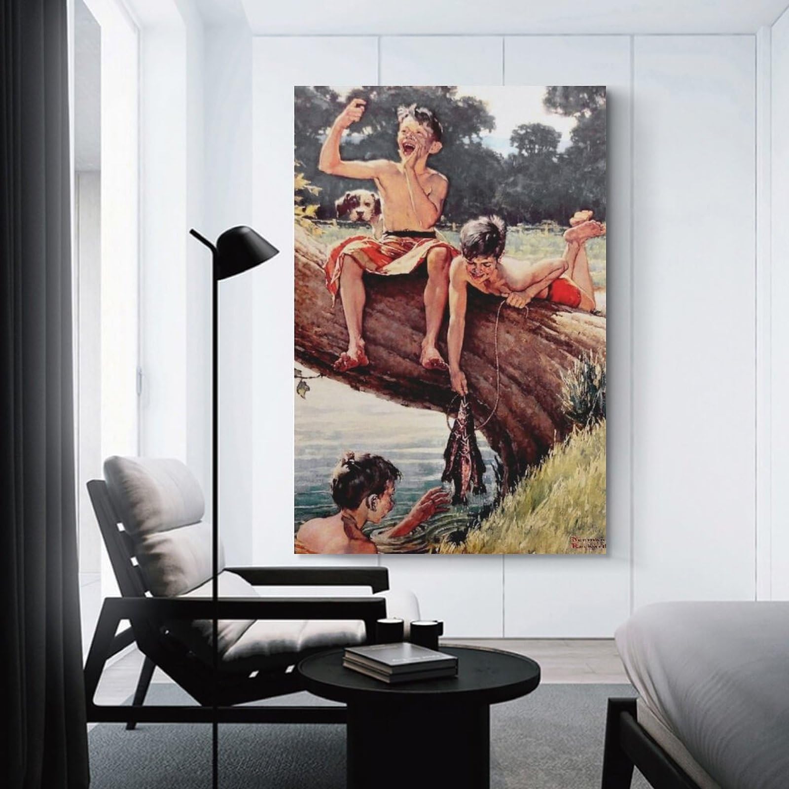 Amazon.co.jp: ノーマン・ロックウェルアメリカの有名な画家たち 絵画