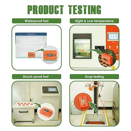 Miniatura 5 de Yooreal HM012 - Tacómetro digital de horas, diseño impermeable para motor de automóvil, tractor, motosierra, motor fuera de borda, generador de