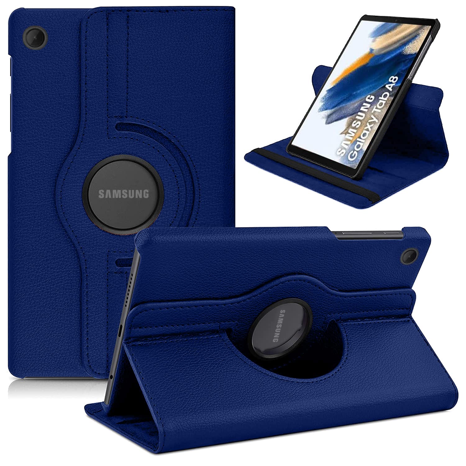Robustrion Smart 360 Degree Rotating Stand Case Cover for Samsung Galaxy Tab A8 10.5 inch [SM-X200/X205/X207] 2022 - Navy (B09RPDG5BZ) Amazon Price History, Amazon Price Tracker