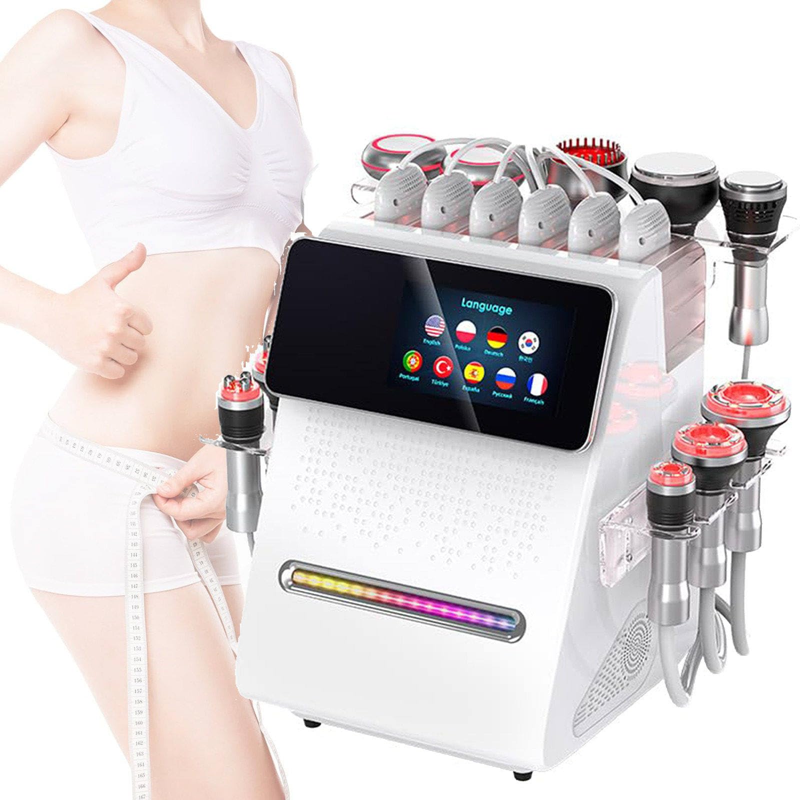11 in 1 Body Sculpting Machine 80KHZ Cavitazione Forma Macchina