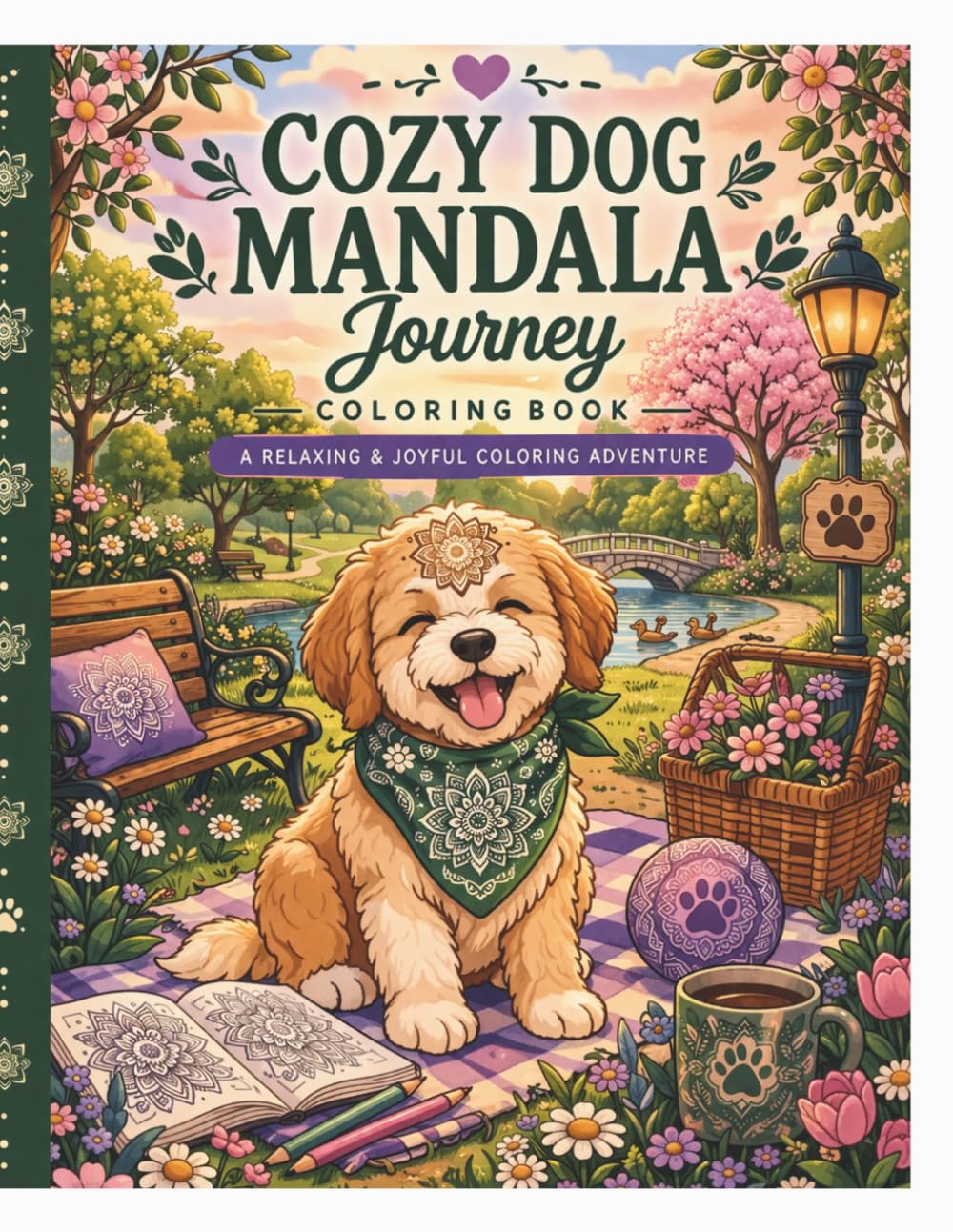 Cozy Dog Mandala Journey