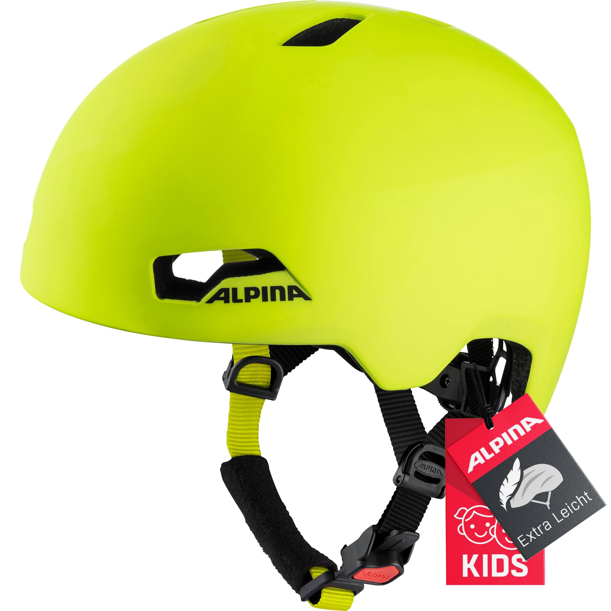 ALPINA Hackney Helm 2024 Black Neon/Yellow Matt