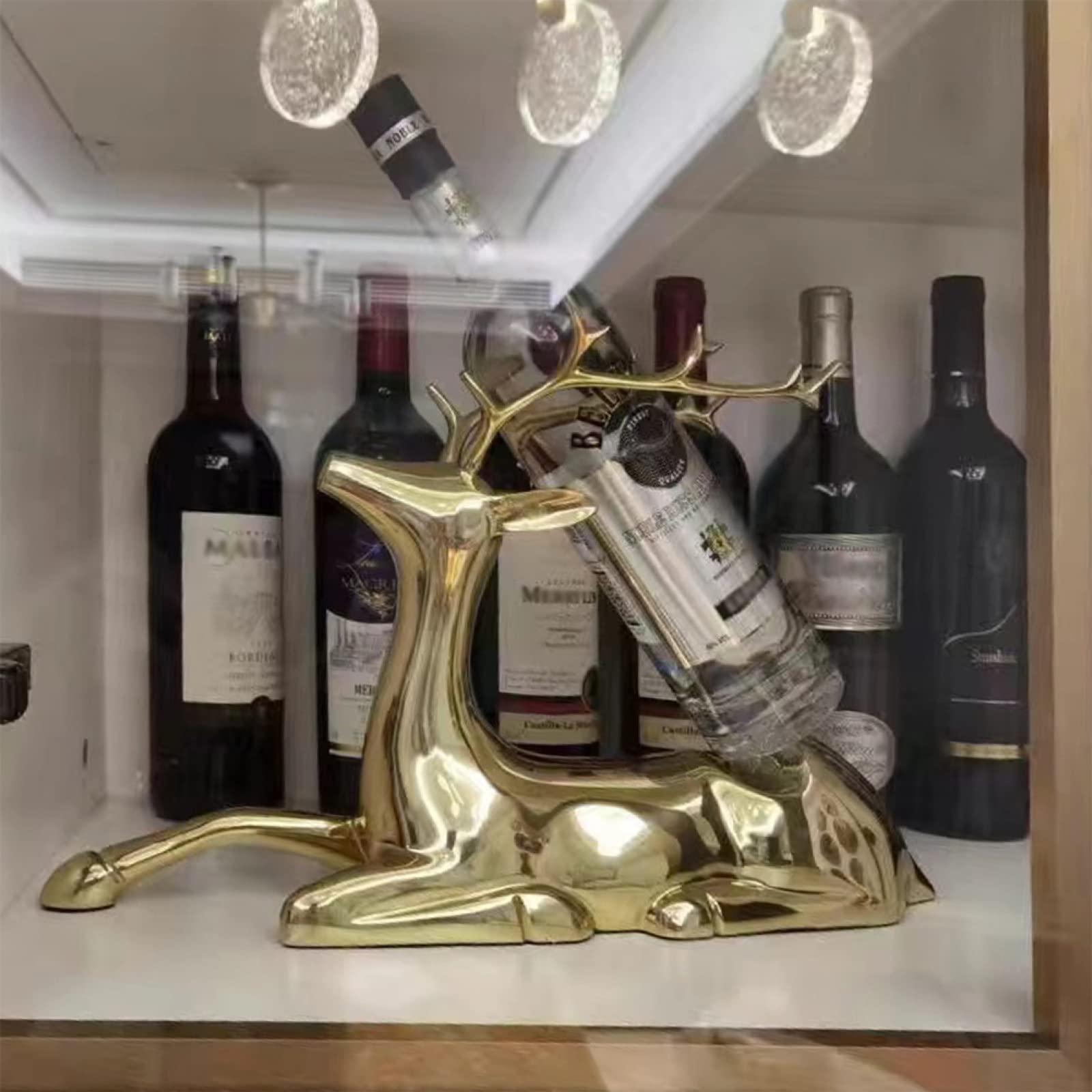 【アンティーク調】鹿モチーフ ワインボトルホルダー／ワインラック 楽天市場】ワインホルダー 馬 鹿 ワインラック ワインスタンド