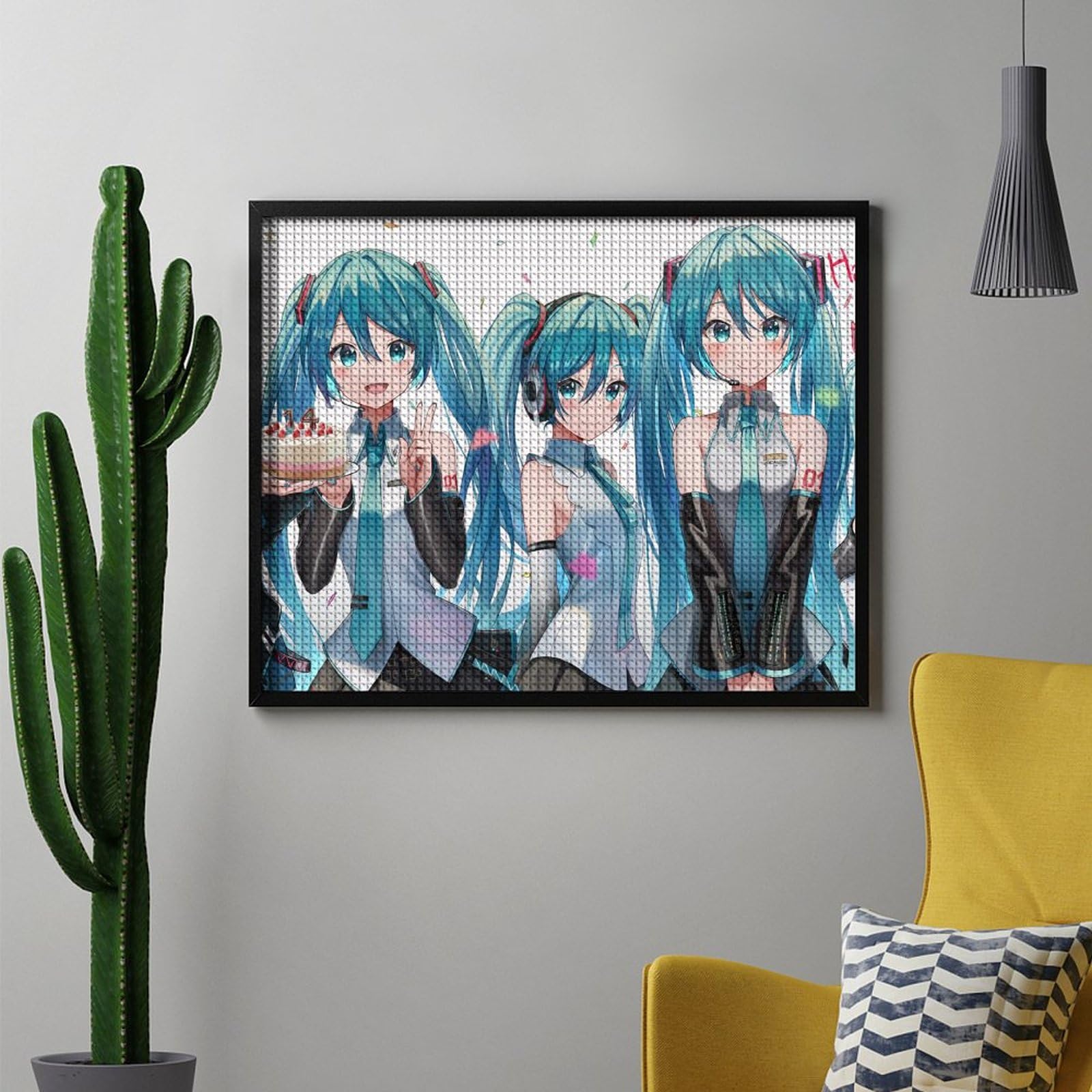 Amazon.co.jp: 初音ミク ダイヤモンドアート セット モザイクアート 5d