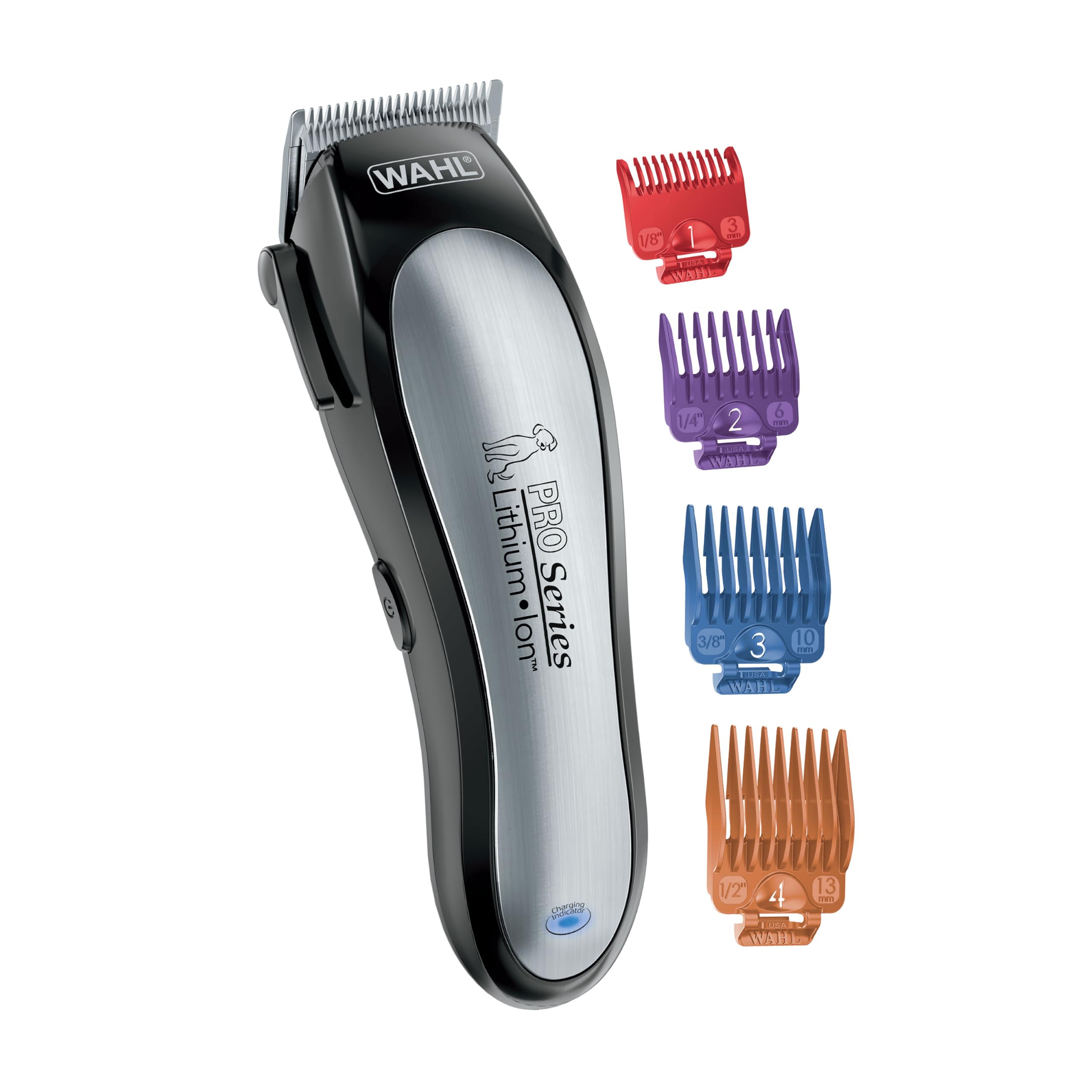 USA Lithium Ion Pro Series Cordless Animal Clippers – Rechargeable, Heavy-Duty, Electric Dog & Cat Grooming Kit for Small & Large Breeds with Thick to Heavy Coats – Model 9766