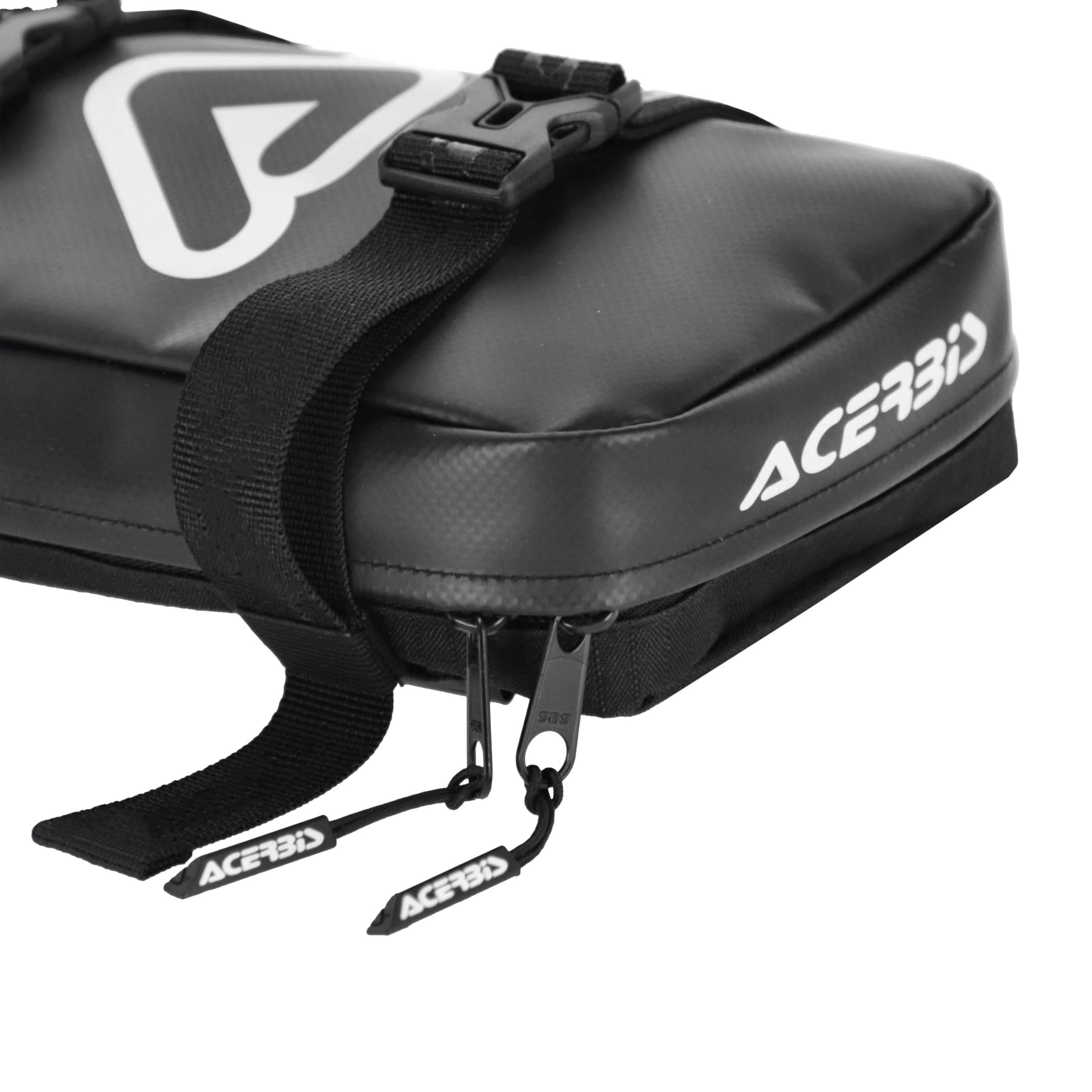 Generico BORSA ANTERIORE MOTO COMPATIBILE CON ACERBIS PORTA ATTREZZI LOGO NERO/BIANCO 0026161.315