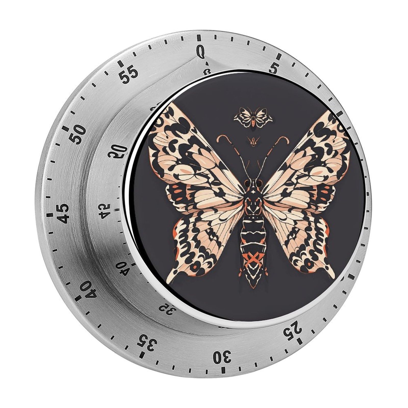 Moth Gothic Kitchen Timer Egg Timer Kitchen Timers for Cooking Magnetic Timer Cooking Tim…